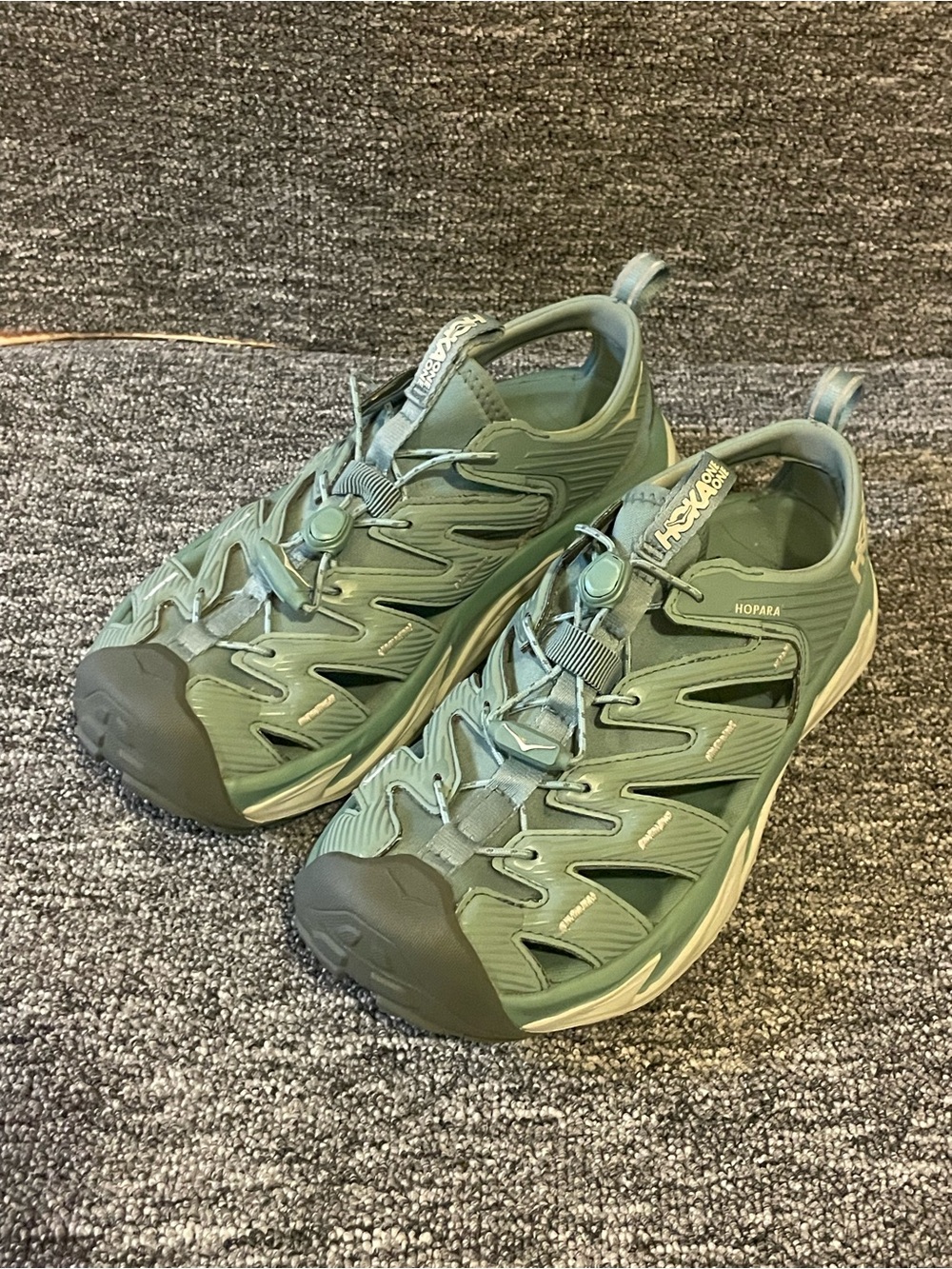 Hoka Hopara Women's Athletic Sandal - Olive Green 1106535